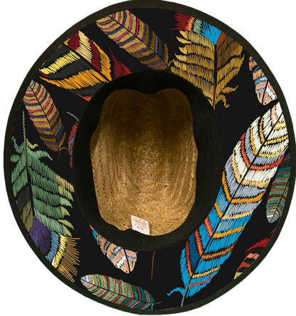 Embroidered Feathers